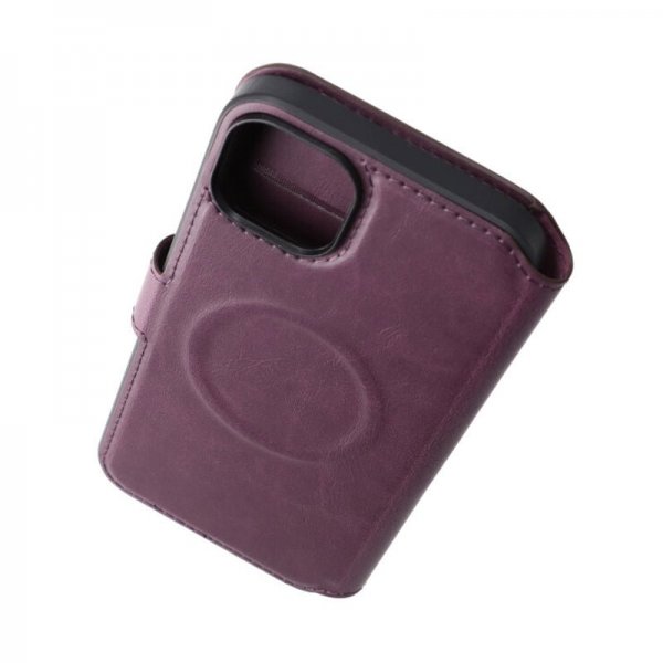 iPhone 15 Plus Fodral 4 Kortfack MagSafe Lila