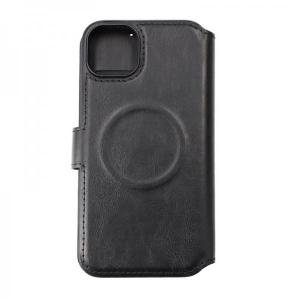iPhone 15 Plus Fodral 4 Kortfack MagSafe Svart