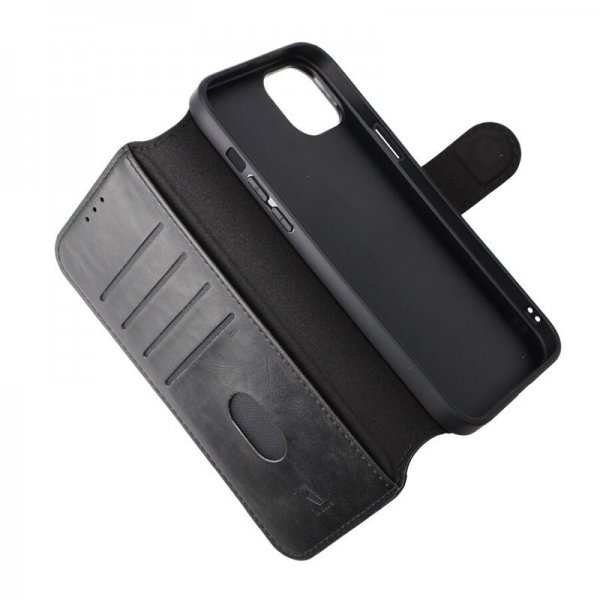 iPhone 15 Plus Fodral 4 Kortfack MagSafe Svart