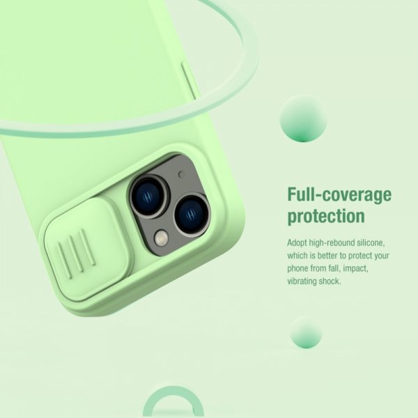 iPhone 15 Plus Skal CamShield Silky Blå