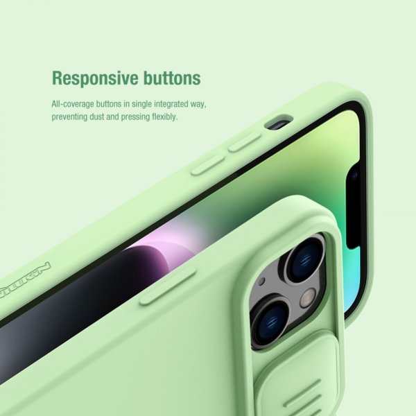iPhone 15 Plus Skal CamShield Silky Blå