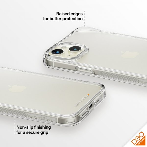 iPhone 15 Plus Skal HardCase D3O Transparent