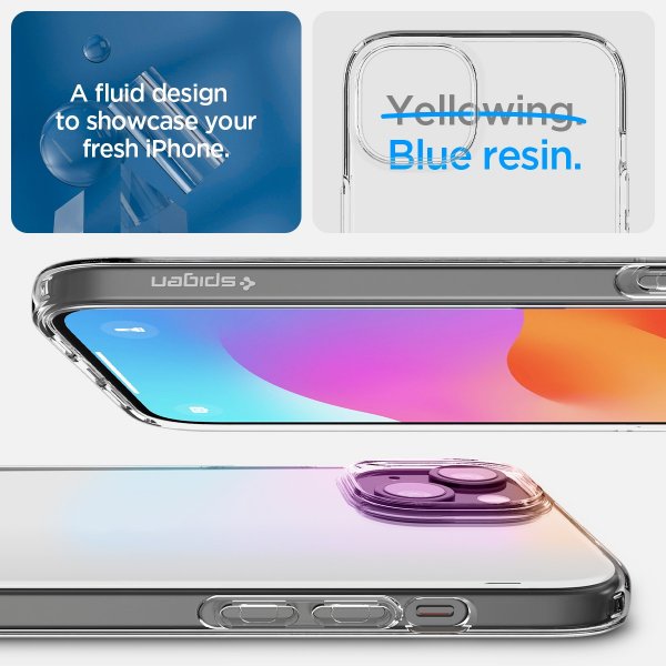 iPhone 15 Plus Skal Liquid Crystal Crystal Clear