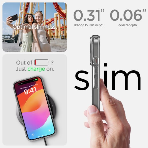 iPhone 15 Plus Skal Liquid Crystal Crystal Clear