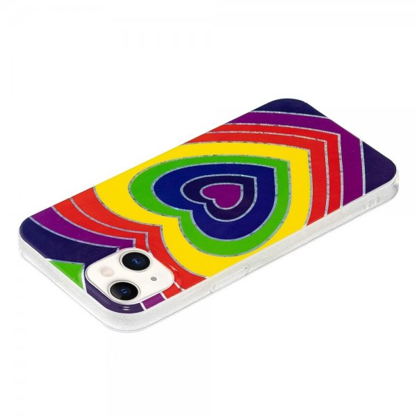 iPhone 15 Plus Skal Motiv Hjärtmönster