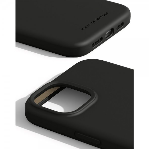 iPhone 15 Plus Skal Silicone Case MagSafe Svart