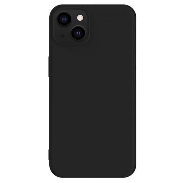 iPhone 15 Plus Skal Silikontextur Svart