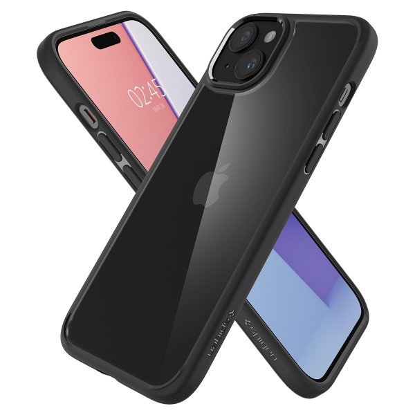 iPhone 15 Plus Skal Ultra Hybrid Matte Black