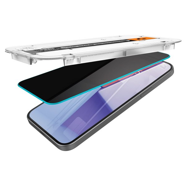 iPhone 15 Plus Skärmskydd GLAS.tR EZ Fit Privacy 2-pack