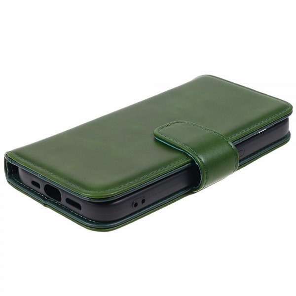 iPhone 15 Pro Fodral Essential Leather Juniper Green