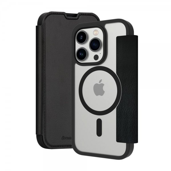 iPhone 15 Pro Fodral Helsinki MagSafe Clear/Black