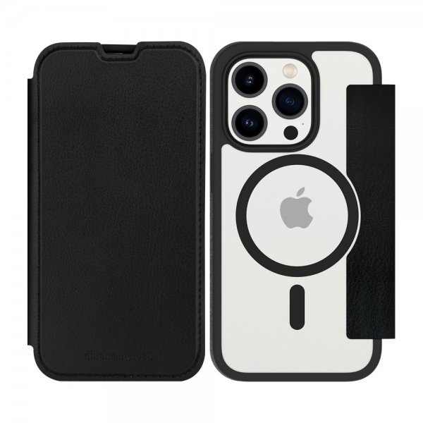 iPhone 15 Pro Fodral Helsinki MagSafe Clear/Black