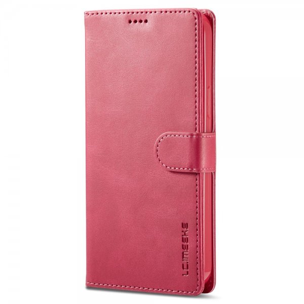 iPhone 15 Pro Fodral med Kortfack Stativfunktion Magenta