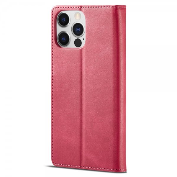 iPhone 15 Pro Fodral med Kortfack Stativfunktion Magenta