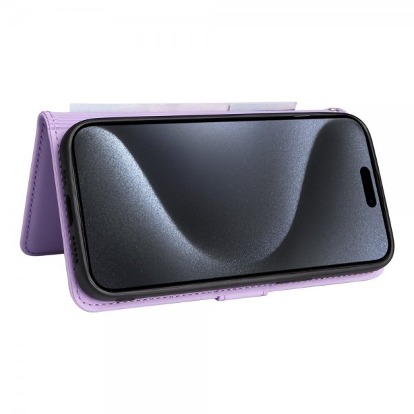 iPhone 15 Pro Fodral med Löstagbart Skal 005 Lila