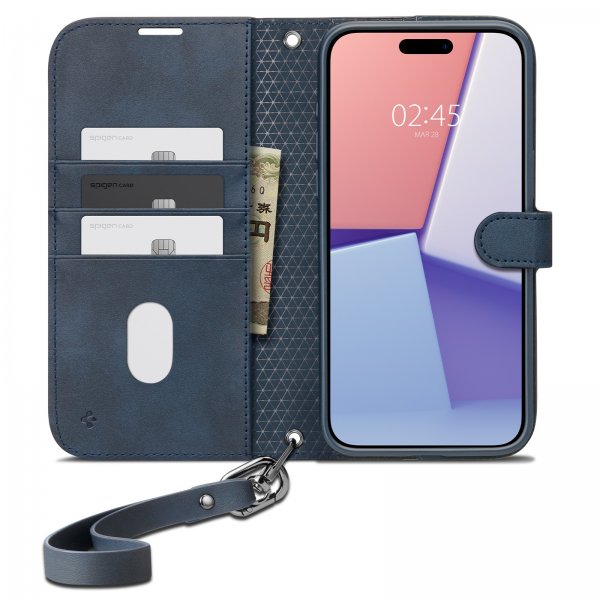 iPhone 15 Pro Fodral Wallet S Pro Navy