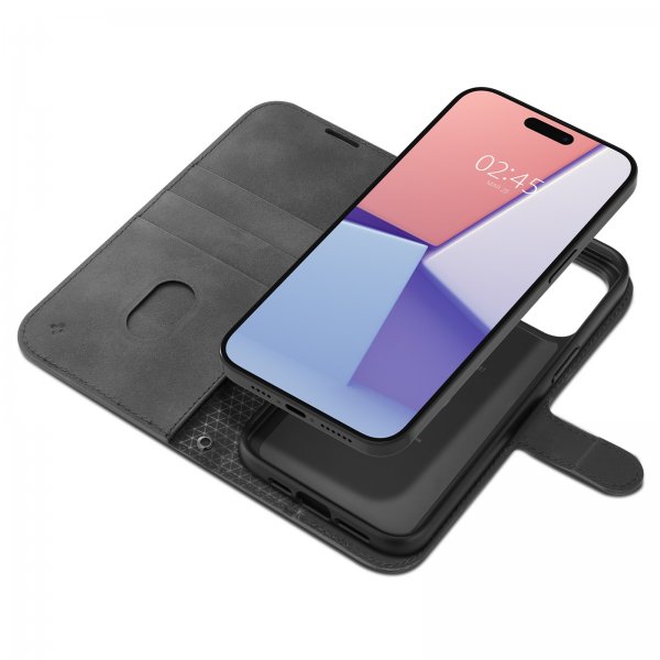 iPhone 15 Pro Fodral Wallet S Pro Svart
