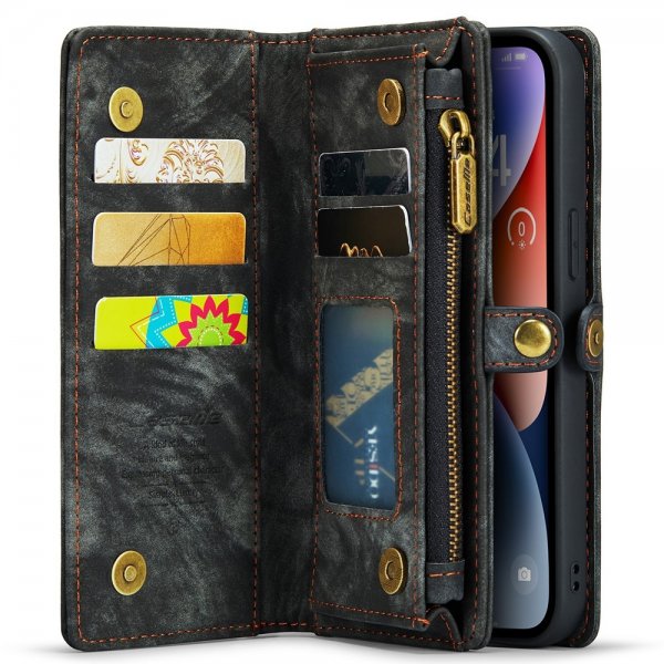 iPhone 15 Pro Max Fodral 008 Series Löstagbart Skal Svart