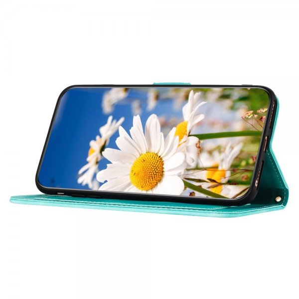 iPhone 15 Pro Max Fodral Blommönster Grön