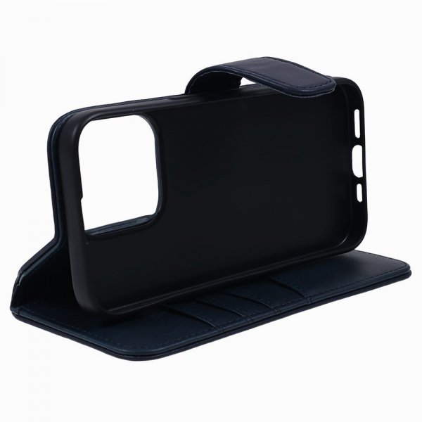 iPhone 15 Pro Max Fodral Essential Leather Heron Blue