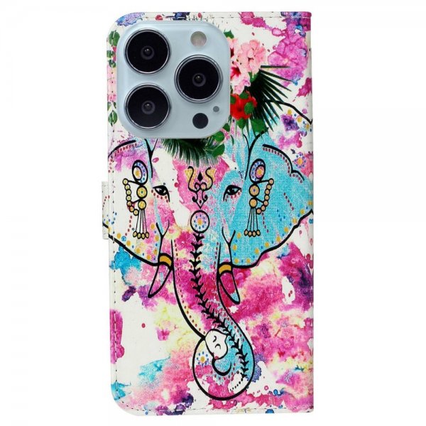 iPhone 15 Pro Max Fodral Motiv Elefantmönster