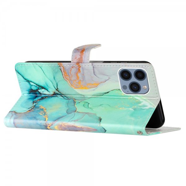 iPhone 15 Pro Max Fodral Motiv Grön Marmor