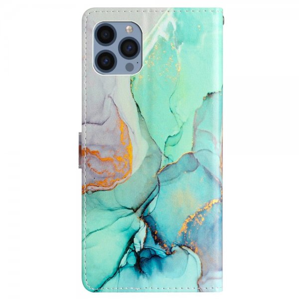 iPhone 15 Pro Max Fodral Motiv Grön Marmor