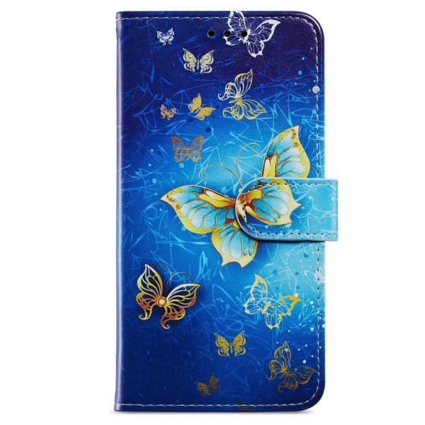 iPhone 15 Pro Max Fodral Motiv Gyllene Fjäril
