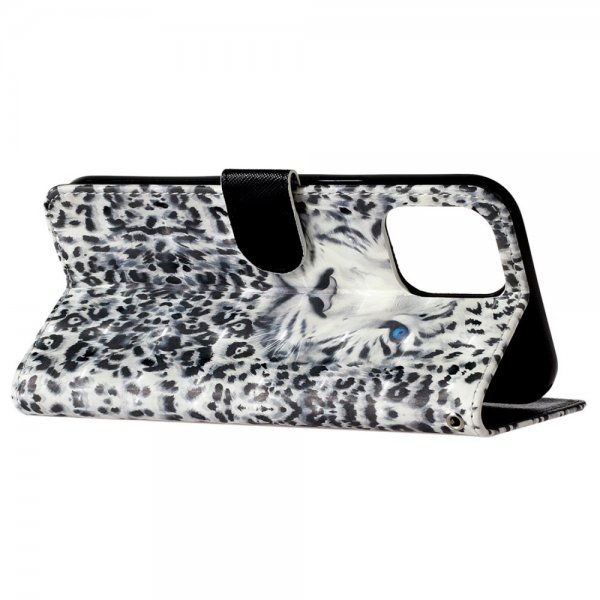 iPhone 15 Pro Max Fodral Motiv Vit Tiger
