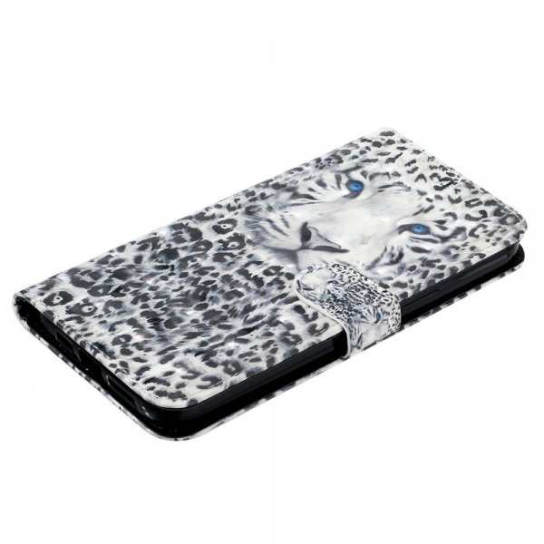 iPhone 15 Pro Max Fodral Motiv Vit Tiger