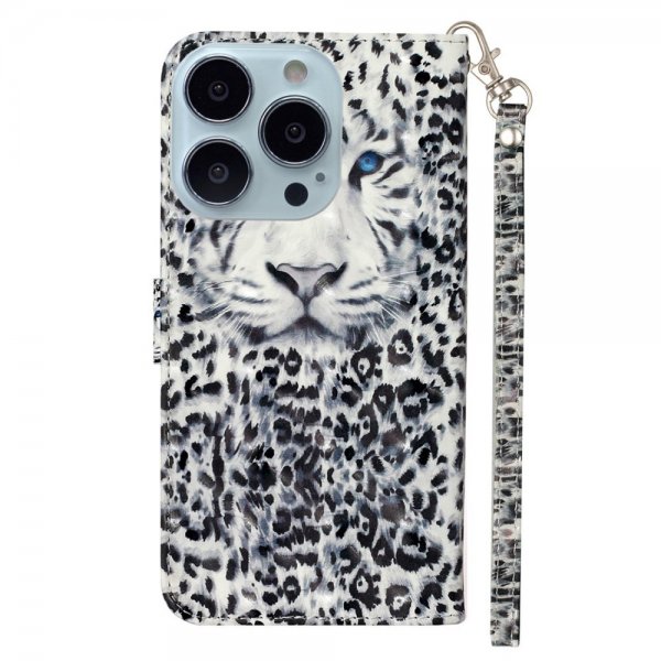 iPhone 15 Pro Max Fodral Motiv Vit Tiger