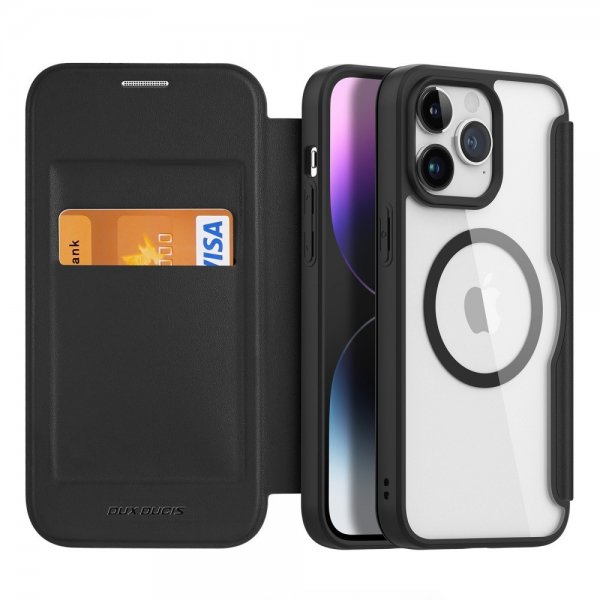 iPhone 15 Pro Max Fodral Skin X Pro Series MagSafe Svart