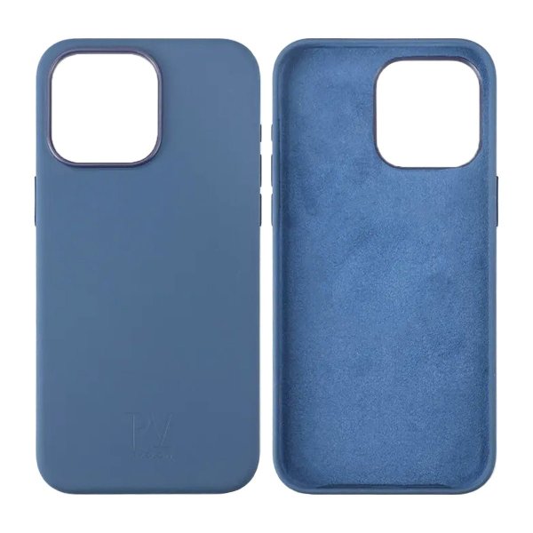 iPhone 15 Pro Max Skal Silikon Blå