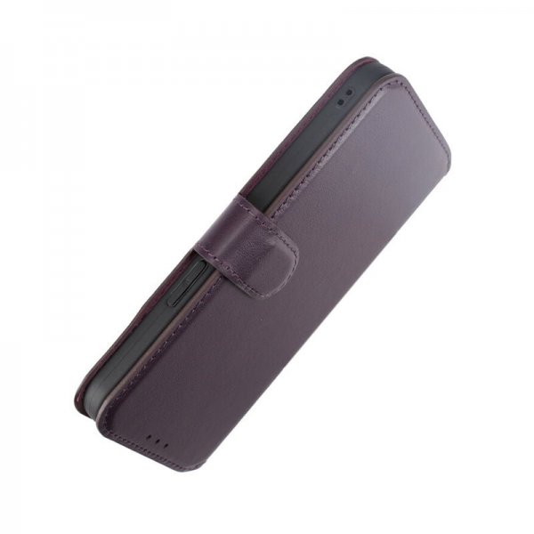 iPhone 15 Pro Max Fodral Äkta Läder Lila