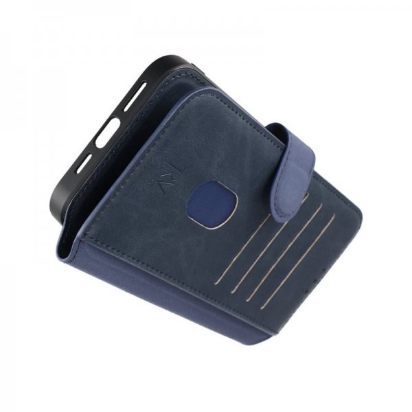 iPhone 15 Pro Max Fodral 4 Kortfack MagSafe Blå