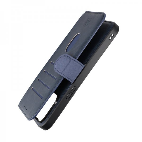 iPhone 15 Pro Max Fodral 4 Kortfack MagSafe Blå