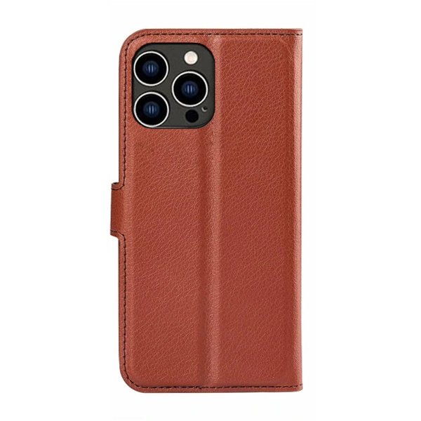 iPhone 15 Pro Max Fodral med Stativ Brun