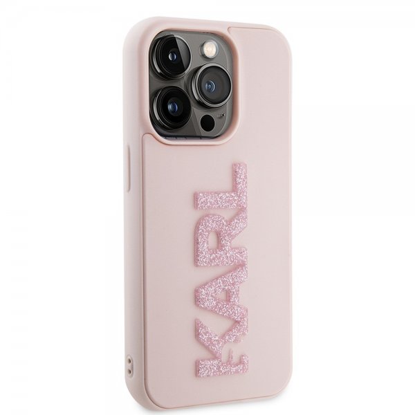 iPhone 15 Pro Max Skal 3D Rubber Karl Rosa
