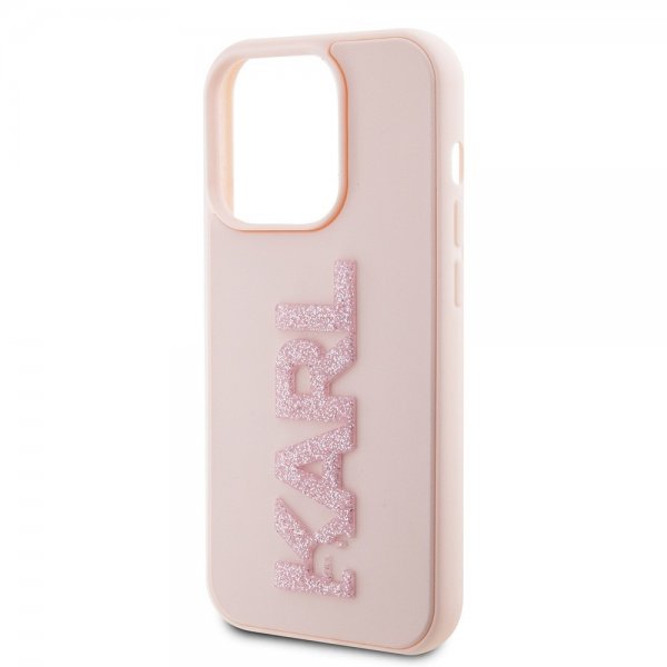 iPhone 15 Pro Max Skal 3D Rubber Karl Rosa