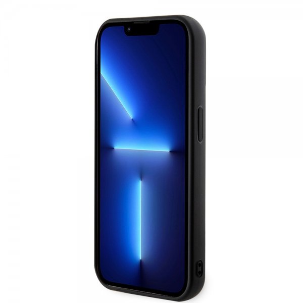 iPhone 15 Pro Max Skal 3D Rubber Karl Svart