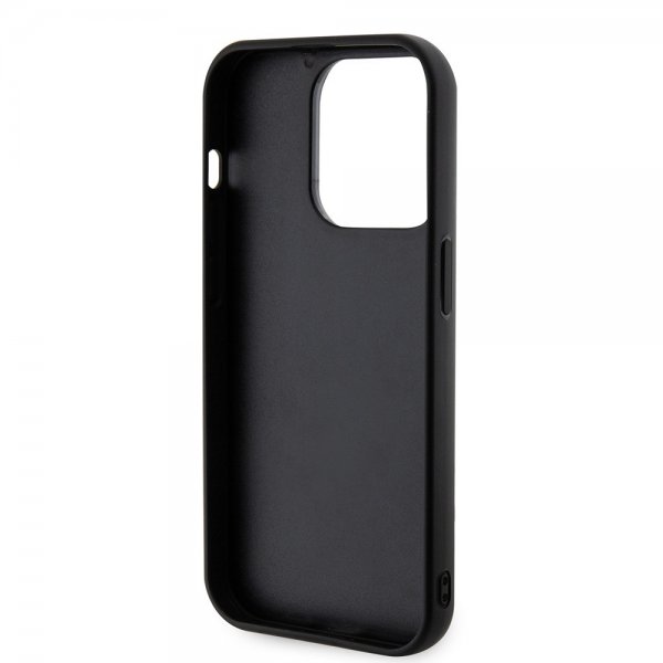 iPhone 15 Pro Max Skal 3D Rubber Karl Svart