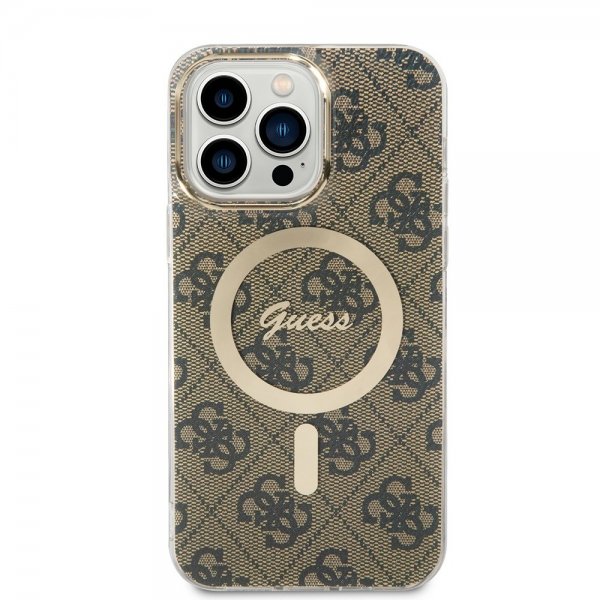 iPhone 15 Pro Max Skal 4G Pattern MagSafe Brun