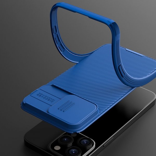 iPhone 15 Pro Max Skal CamShield Blå