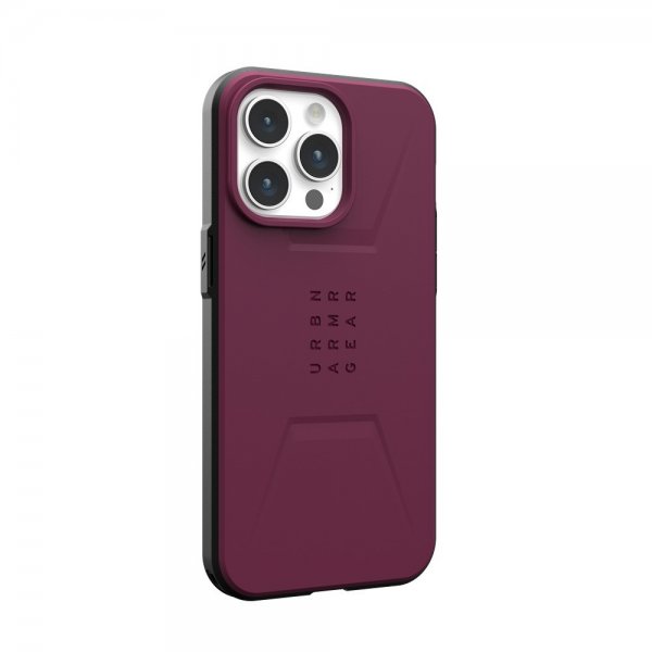 iPhone 15 Pro Max Skal Civilian MagSafe Bordeaux