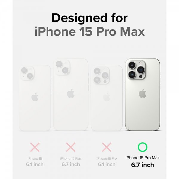 iPhone 15 Pro Max Skal Fusion X Design Camo Black