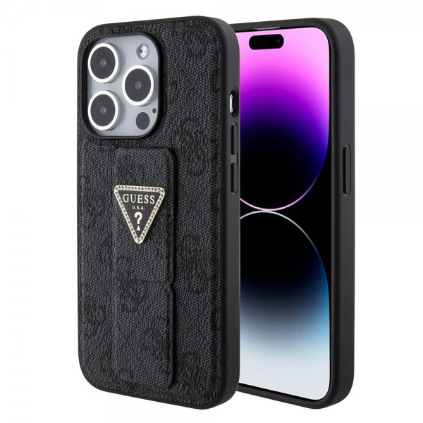 iPhone 15 Pro Max Skal Grip Stand Function Svart