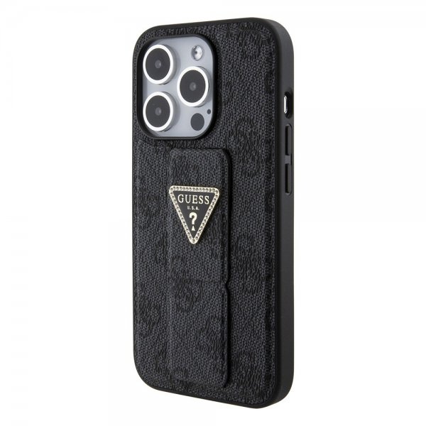 iPhone 15 Pro Max Skal Grip Stand Function Svart