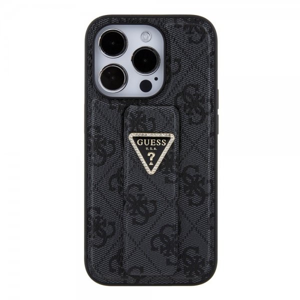 iPhone 15 Pro Max Skal Grip Stand Function Svart