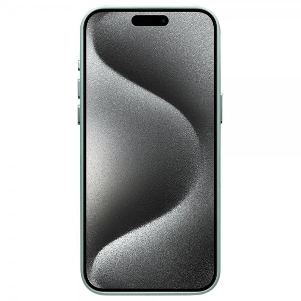 iPhone 15 Pro Max Skal Konstläder MagSafe Grön