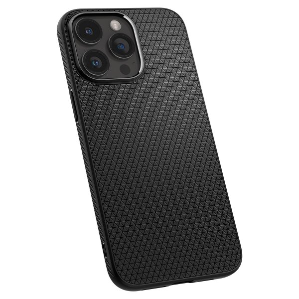 iPhone 15 Pro Max Skal Liquid Air Matte Black